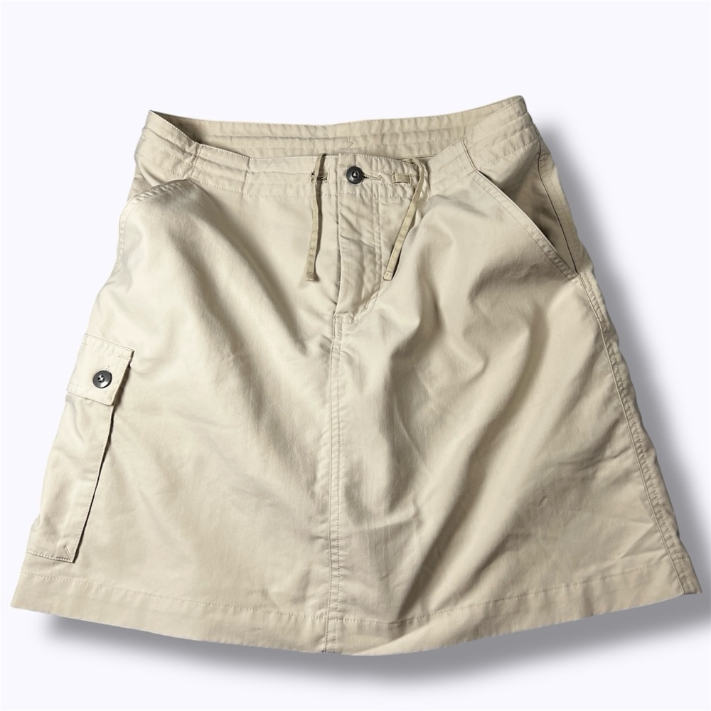 Patagonia Tan A-Line Mini Skirt Casual Resort Wear